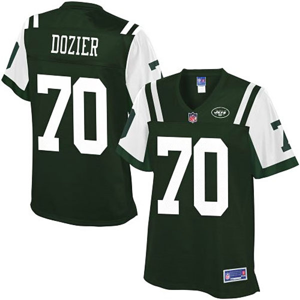 Pro Line Womens New York Jets #70 Dakota Dozier Team Color Jersey