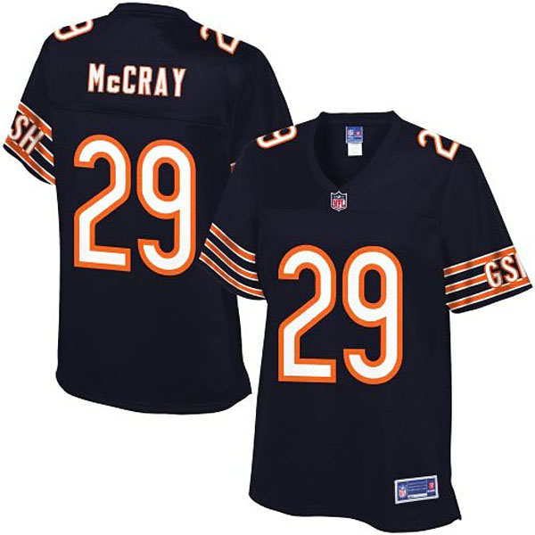 Pro Line Womens Chicago Bears #29 Danny McCray Team Color Jersey