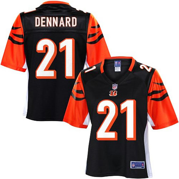 Pro Line Women's Cincinnati Bengals #21 Darqueze Dennard Team Color Jersey