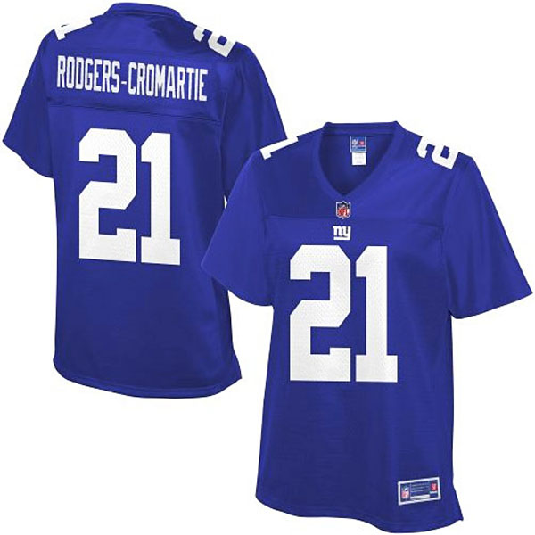 Pro Line Women's New York Giants #21 Dominique Rodgers-Cromartie Team Color Jersey