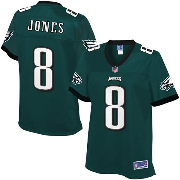 Pro Line Women's Philadelphia Eagles #8 Donnie Jones Team Color Jersey