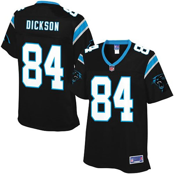 Pro Line Womens Carolina Panthers #84 Ed Dickson Team Color Jersey