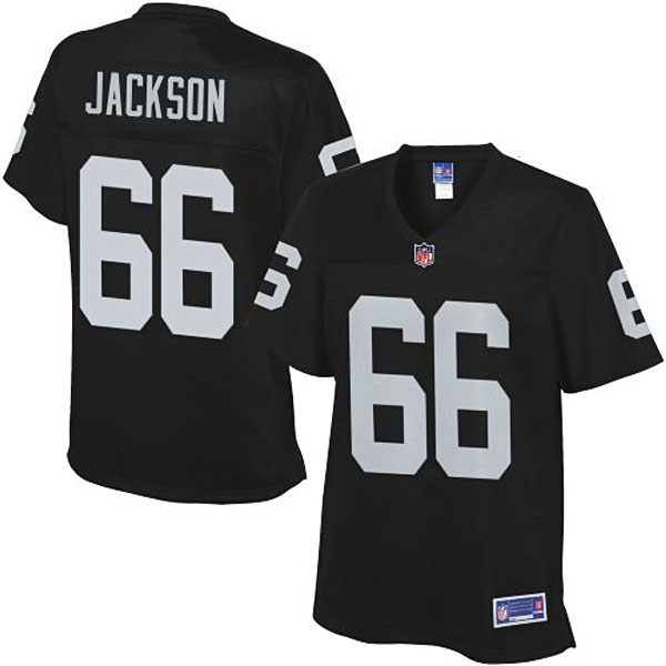 Pro Line Womens Oakland Raiders #66 Gabe Jackson Team Color Jersey