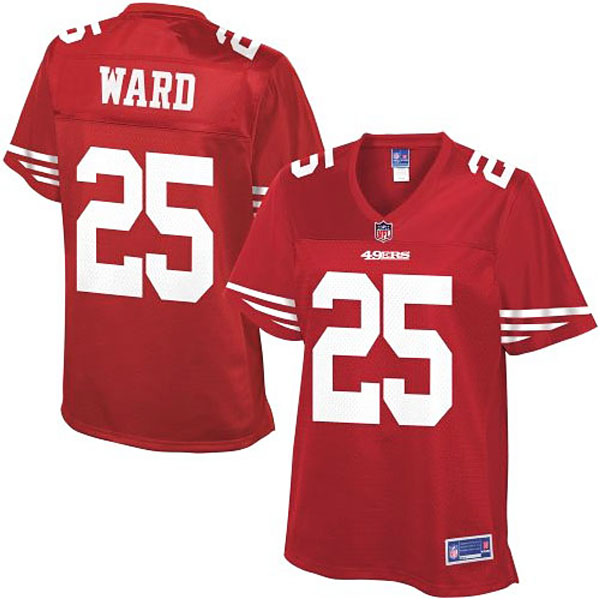 Pro Line Women's San Francisco 49ers #25 Jimmie Ward Team Color Jersey