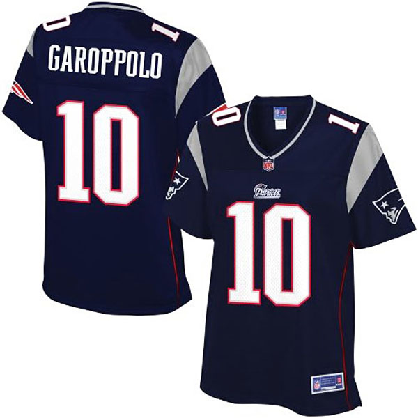 Pro Line Womens New England Patriots #10 Jimmy Garoppolo Team Color Jersey