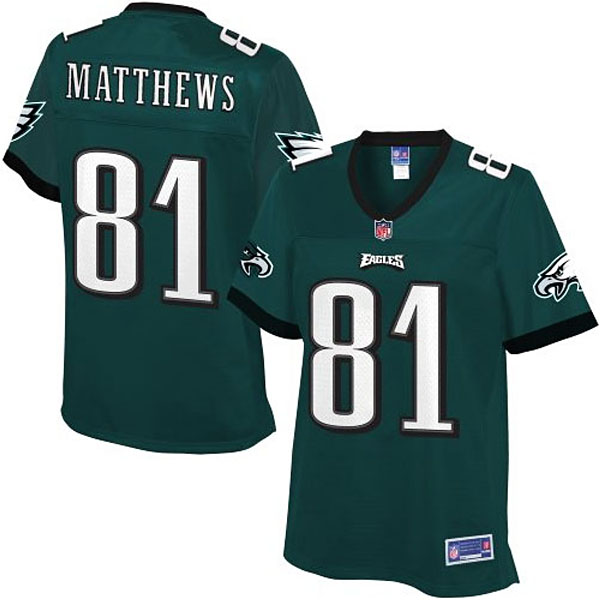 Pro Line Women's Philadelphia Eagles #81 Jordan Matthews Team Color Jersey