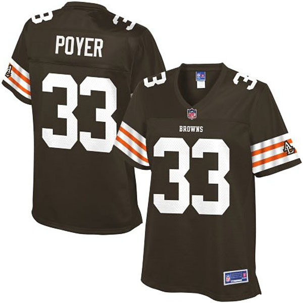 Pro Line Womens Cleveland Browns #33 Jordan Poyer Team Color Jersey