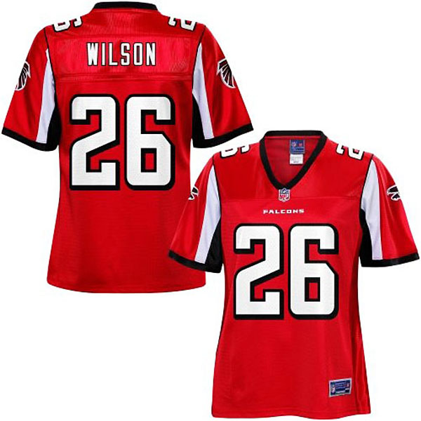 Pro Line Women's Atlanta Falcons #26 Josh Wilson Team Color Jersey