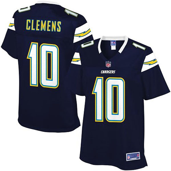 Pro Line Womens San Diego Chargers #10 Kellen Clemens Team Color Jersey