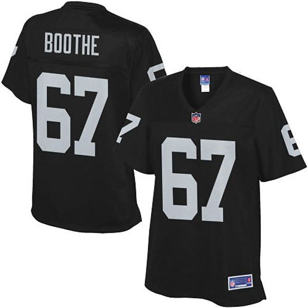 Pro Line Womens Oakland Raiders #67 Kevin Boothe Team Color Jersey