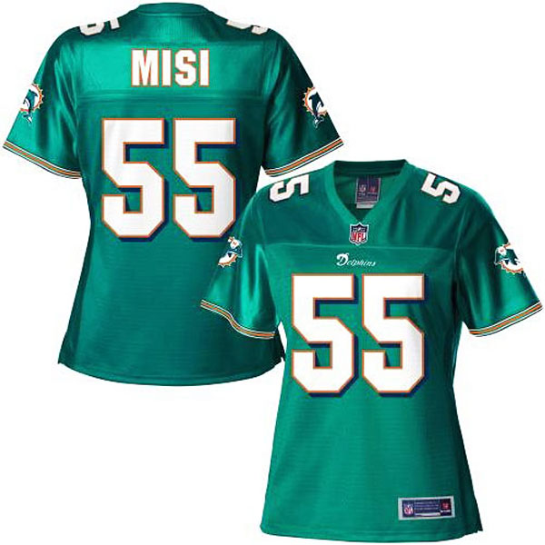 Pro Line Women's Miami Dolphins #55 Koa Misi Team Color Jersey