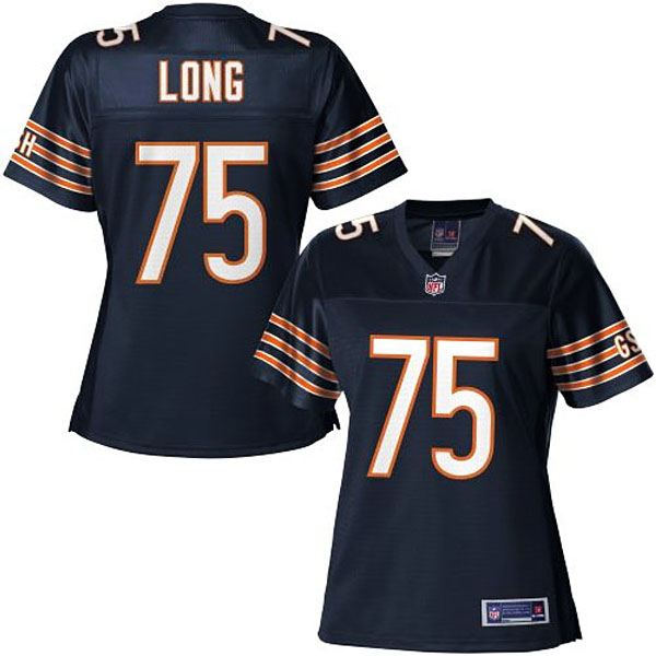 Pro Line Women's Chicago Bears #75 Kyle Long Team Color Jersey