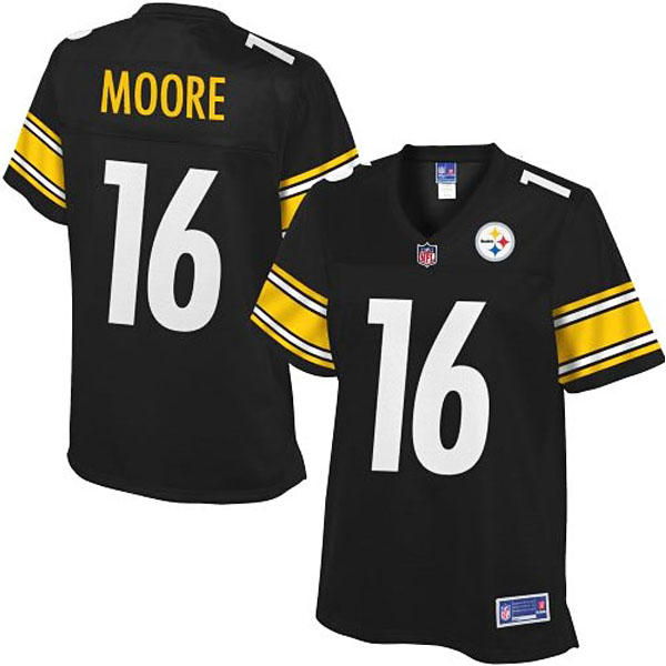 Pro Line Womens Pittsburgh Steelers #16 Lance Moore Team Color Jersey