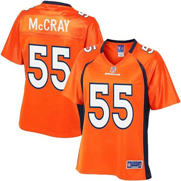 Pro Line Womens Denver Broncos #55 Lerentee McCray Team Color Jersey