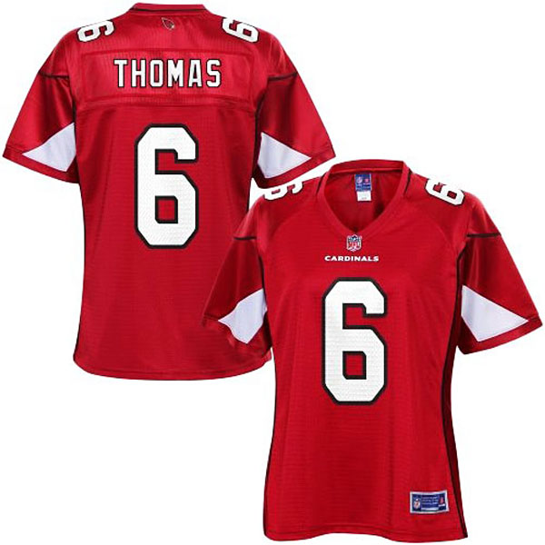 Pro Line Womens Arizona Cardinals #6 Logan Thomas Team Color Jersey