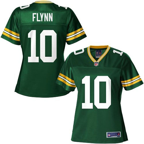 Pro Line Women's Green Bay Packers #10 Matt Flynn Team Color Jersey