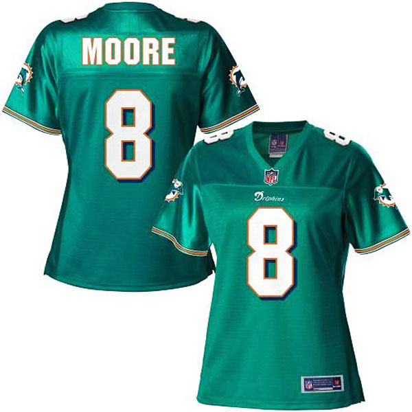 Pro Line Women's Miami Dolphins #8 Matt Moore Team Color Jersey