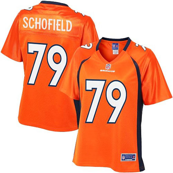 Pro Line Womens Denver Broncos #79 Michael Schofield Team Color Jersey