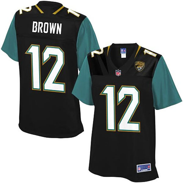 Pro Line Women's Jacksonville Jaguars #12 Mike Brown Team Color Jersey