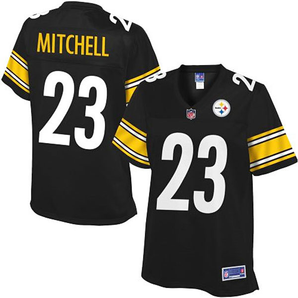 Pro Line Womens Pittsburgh Steelers #23 Mike Mitchell Team Color Jersey