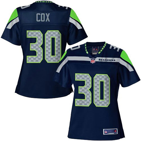 Pro Line Women's Seattle Seahawks #30 Perrish Cox Team Color Jersey