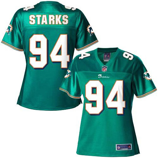 Pro Line Women's Miami Dolphins #94 Randy Starks Team Color Jersey