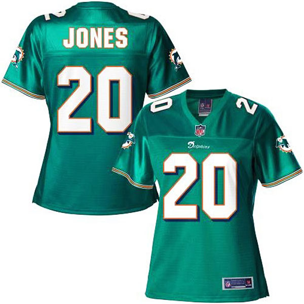 Pro Line Women's Miami Dolphins #20 Reshad Jones Team Color Jersey