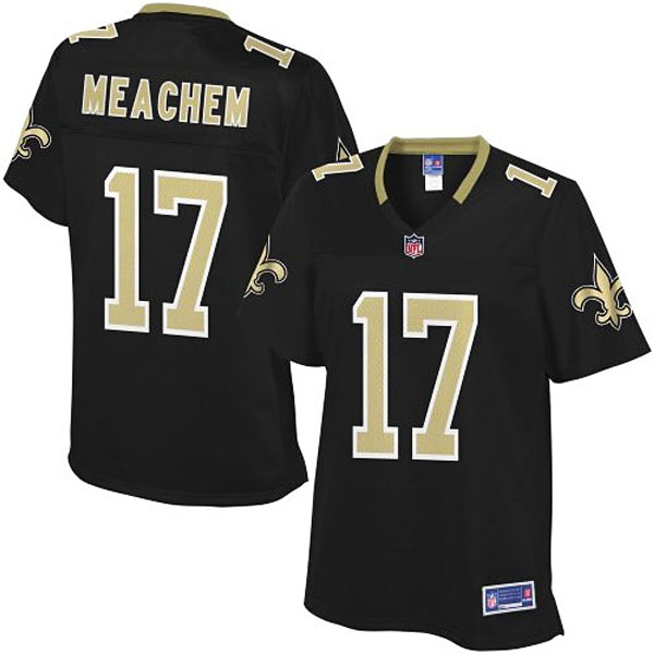 Pro Line Women's New Orleans Saints #17 Robert Meachem Team Color Jersey