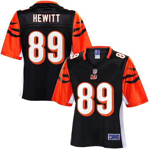 Pro Line Womens Cincinnati Bengals #89 Ryan Hewitt Team Color Jersey