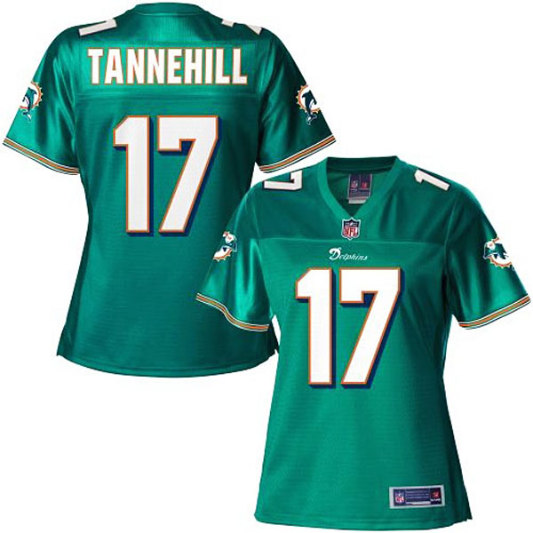 Pro Line Women's Miami Dolphins #17 Ryan Tannehill Team Color Jersey