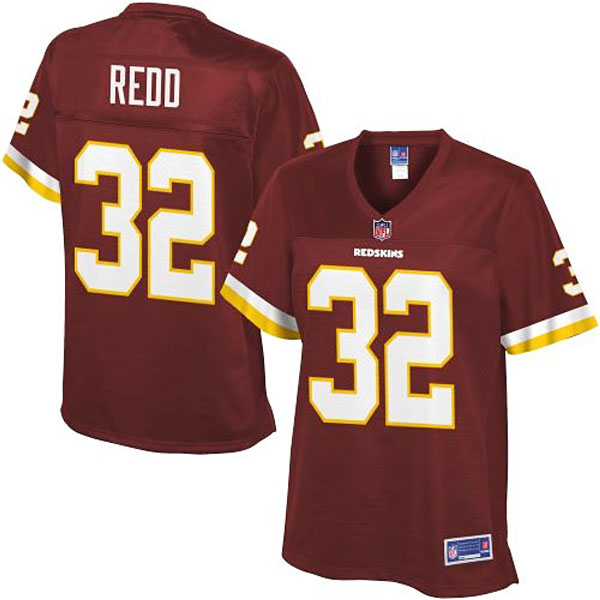 Pro Line Women's Washington Redskins #32 Silas Redd Jr Team Color Jersey