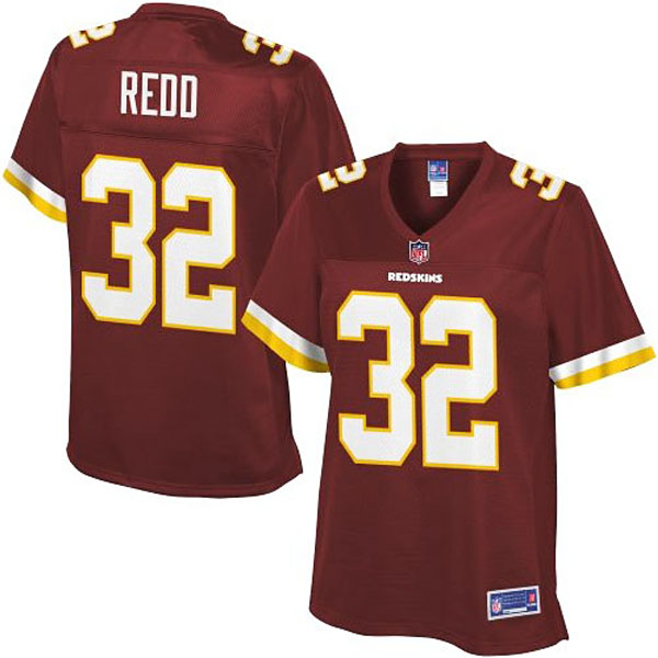 Pro Line Womens Washington Redskins #32 Silas Redd Team Color Jersey