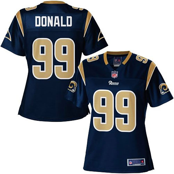 Pro Line Women's St. Louis Rams Aaron Donald Team Color Jersey