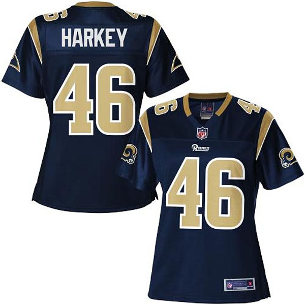 Pro Line Women's St. Louis Rams Cory Harkey Team Color Jersey