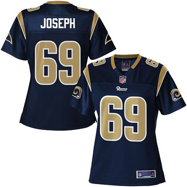 Pro Line Womens St. Louis Rams Davin Joseph Team Color Jersey