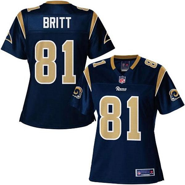 Pro Line Women's St. Louis Rams Kenny Britt Team Color Jersey