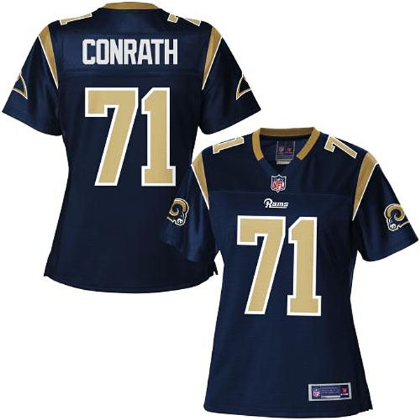 Pro Line Women's St. Louis Rams Matt Conrath Team Color Jersey