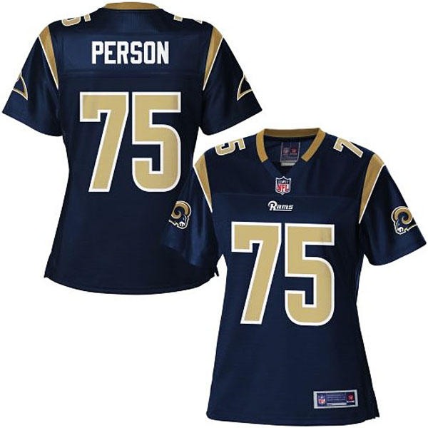 Pro Line Women's St. Louis Rams Mike Person Team Color Jersey