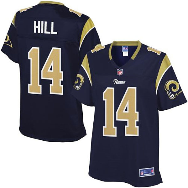 Pro Line Womens St. Louis Rams Shaun Hill Team Color Jersey