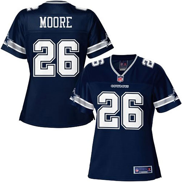 Pro Line Women's Dallas Cowboys #26 Sterling Moore Team Color Jersey