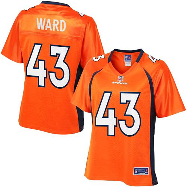 Pro Line Women's Denver Broncos #43 TJ Ward Team Color Jersey