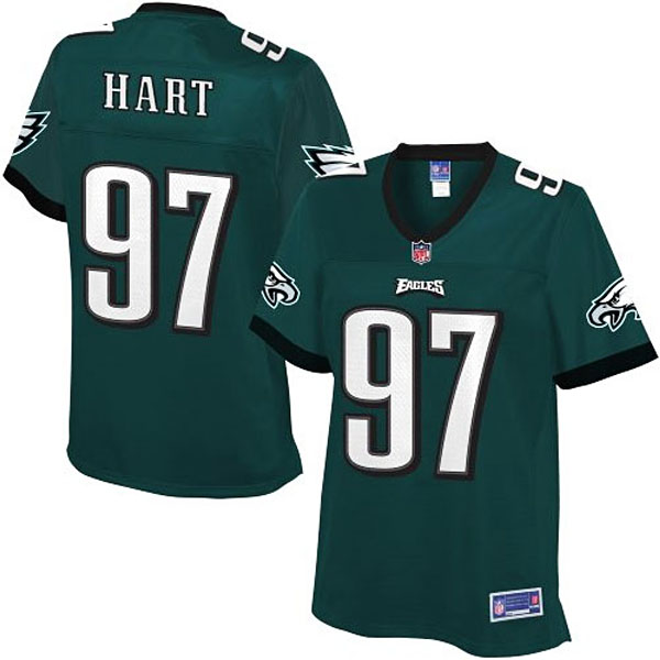 Pro Line Women's Philadelphia Eagles #97 Taylor Hart Team Color Jersey