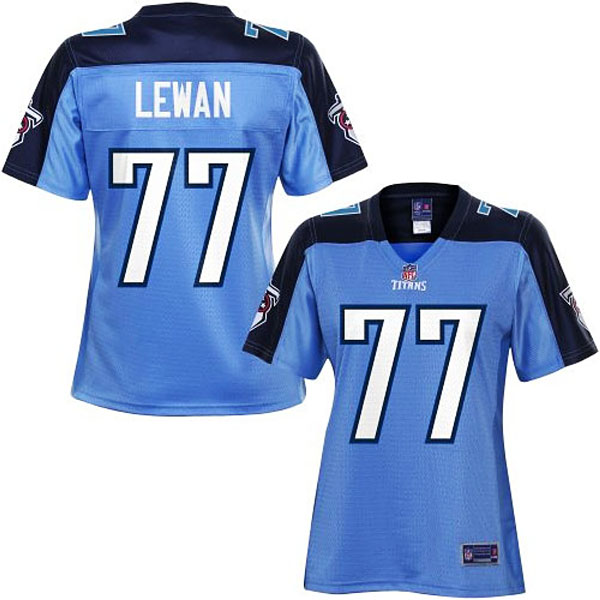 Pro Line Women's Tennessee Titans #77 Taylor Lewan Team Color Jersey