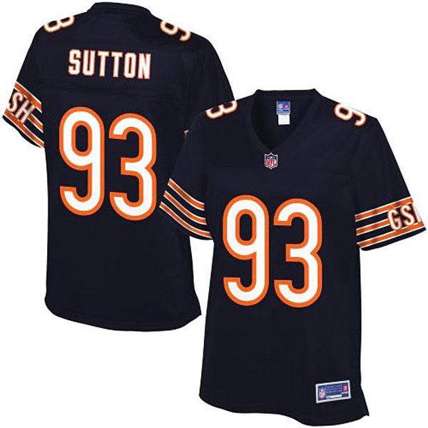 Pro Line Womens Chicago Bears #93 Will Sutton Team Color Jersey