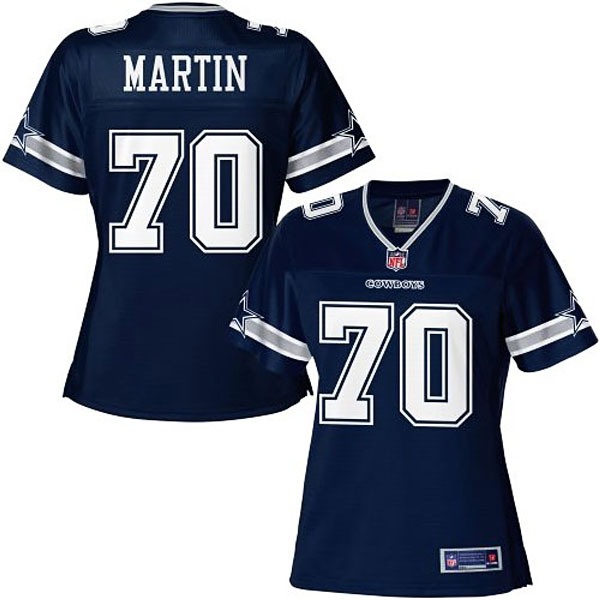 Pro Line Women's Dallas Cowboys #70 Zack Martin Team Color Jersey