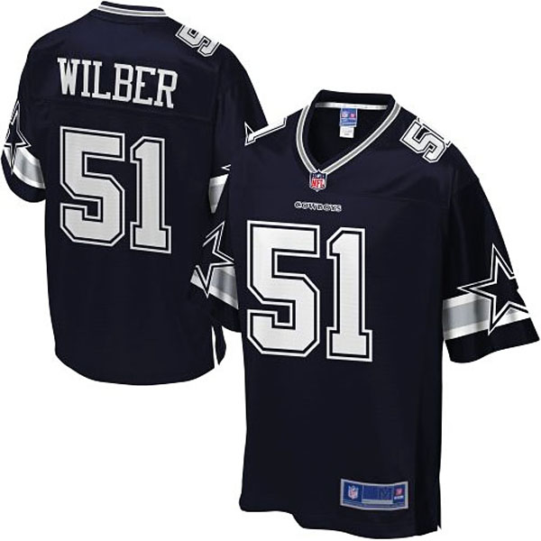 Pro Line Youth Dallas Cowboys #51 Kyle Wilber Team Color Jersey