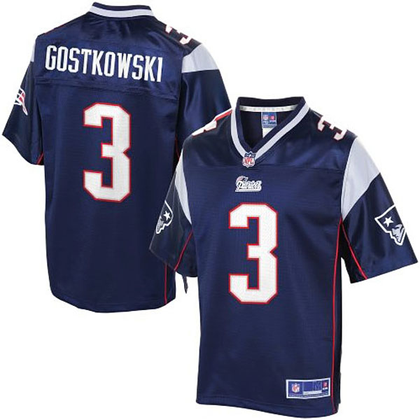 Pro Line Youth New England Patriots #3 Stephen Gostkowski Navy Blue Jersey