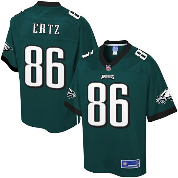 Pro Line Men's Philadelphia Eagles #86 Zach Ertz Team Color Jersey