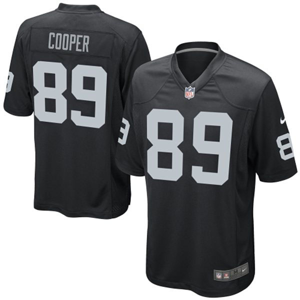 NFL Oakland Raiders #89 Amari Cooper Game Black Football Jersey