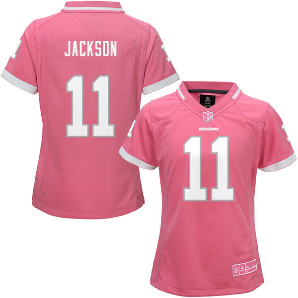 Women's Washington Redskins #11 DeSean Jackson Pink Bubble Gum Jersey